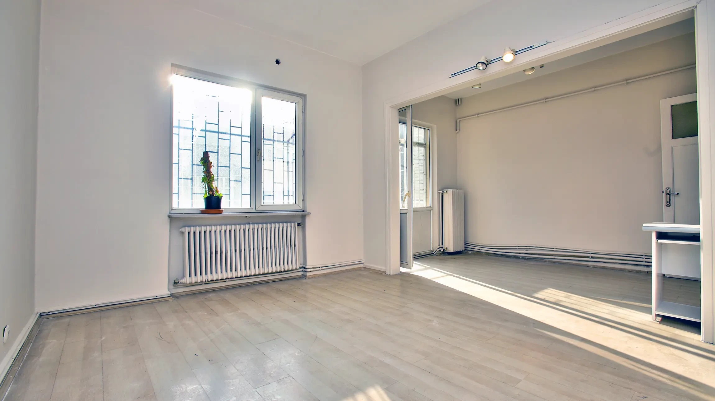 Int&eacute;rieur, chantier de pose de carrelage