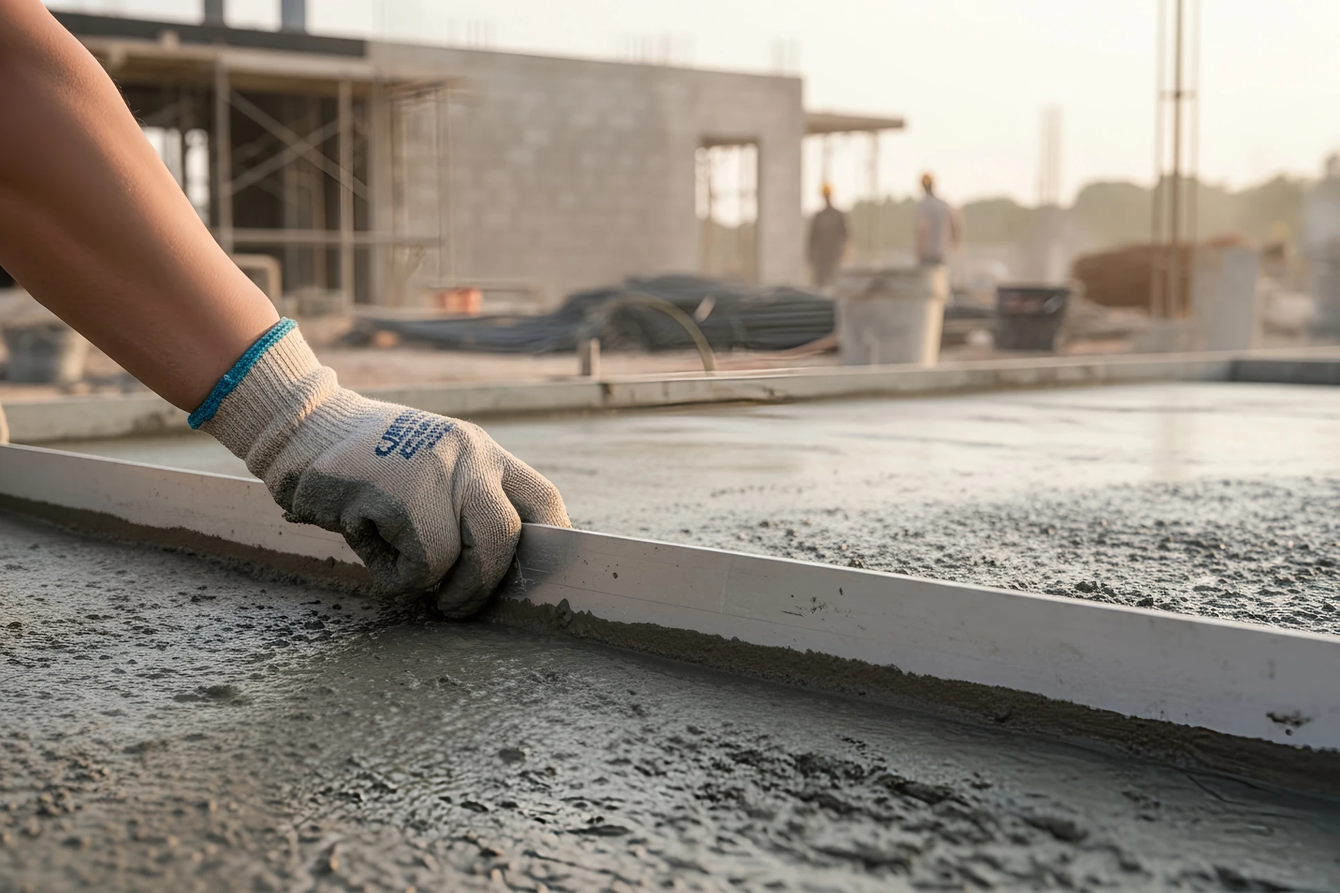 Portrait de diverses Équipes multiethniques de travailleurs de la construction ayant une réunion à l'extérieur sur un chantier